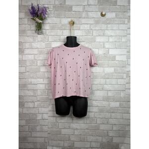 Ping Pong Pro 100% Cotton Pink Pineapple T-Shirt